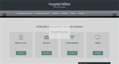 Desktop Screenshot of hospitalmilitar.hn
